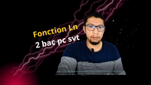 Fonctions logarithmiques 2 bac pc svt